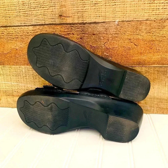 Dansko Sophie Black Moray Sandals - Picture 8 of 8